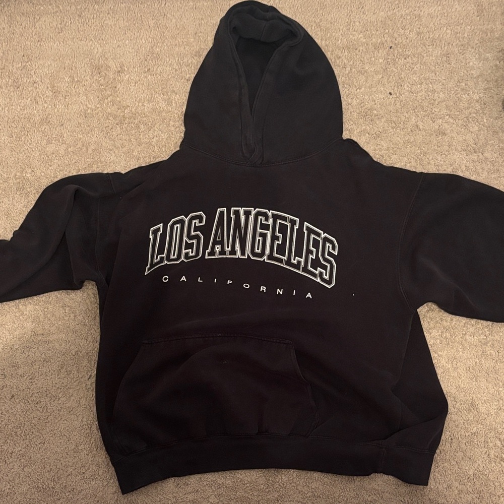 Pacific Sunwear Black Los Angeles Hoodie